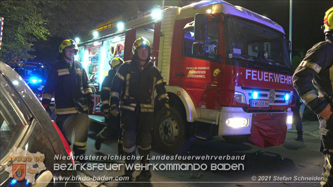 20210809 Verkehrsunfall bei der Ortseinfahrt Tribuswinkel  Foto:  Stefan Schneider