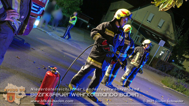 20210809 Verkehrsunfall bei der Ortseinfahrt Tribuswinkel  Foto:  Stefan Schneider