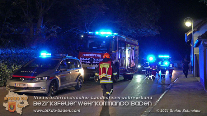 20210809 Verkehrsunfall bei der Ortseinfahrt Tribuswinkel  Foto:  Stefan Schneider