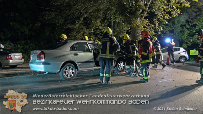 20210809 Verkehrsunfall bei der Ortseinfahrt Tribuswinkel  Foto:  Stefan Schneider