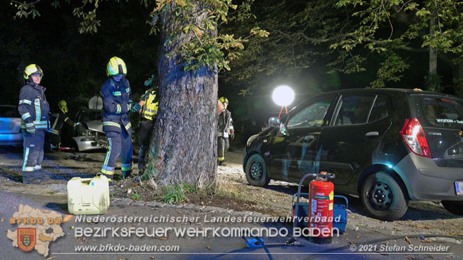 20210809 Verkehrsunfall bei der Ortseinfahrt Tribuswinkel  Foto:  Stefan Schneider