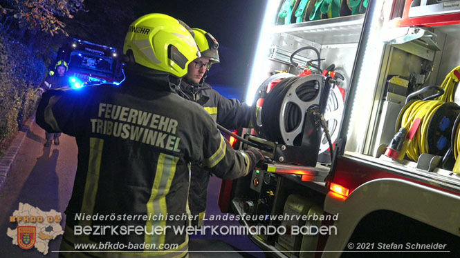 20210809 Verkehrsunfall bei der Ortseinfahrt Tribuswinkel  Foto:  Stefan Schneider