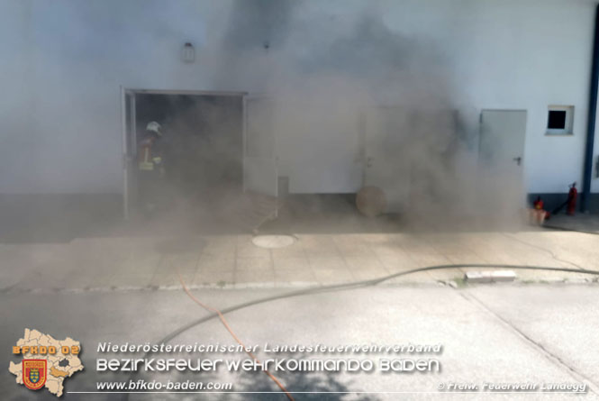 20210810 Untersttzung bei einem Brand in Pottendorf  Foto:  Freiwillige Feuerwehr Landegg