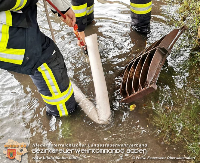 20210816 Gewitterzelle traf die Ortschaft Oberwaltersdorf   Foto: Freiwillige Feuerwehr Oberwaltersdorf