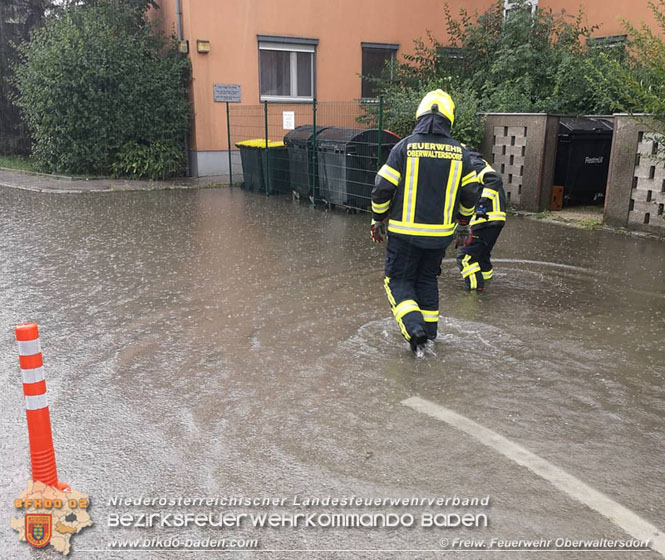 20210816 Gewitterzelle traf die Ortschaft Oberwaltersdorf   Foto: Freiwillige Feuerwehr Oberwaltersdorf