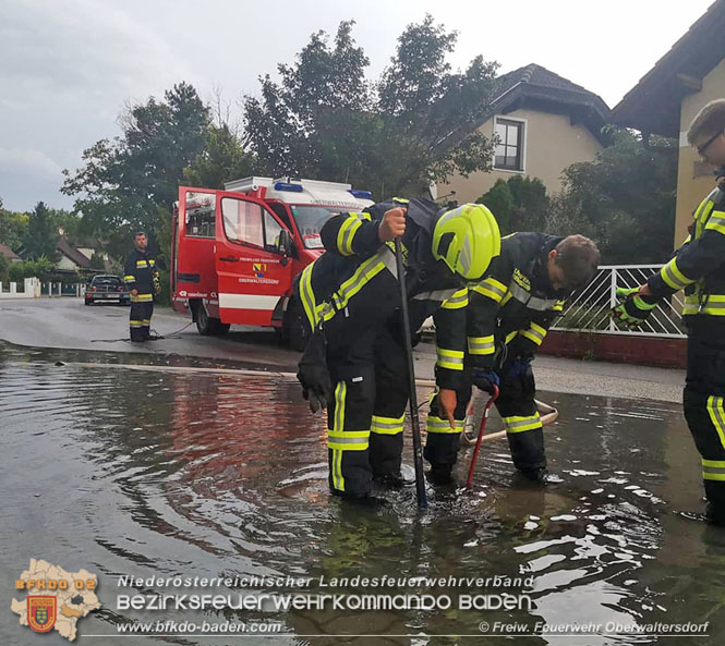 20210816 Gewitterzelle traf die Ortschaft Oberwaltersdorf   Foto: Freiwillige Feuerwehr Oberwaltersdorf