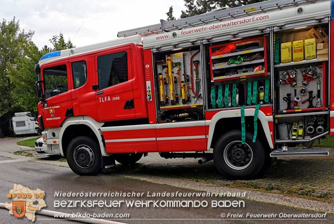 20210816 Gewitterzelle traf die Ortschaft Oberwaltersdorf   Foto: Freiwillige Feuerwehr Oberwaltersdorf