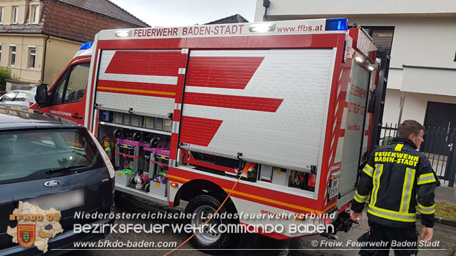 20210816 Gewitterzelle traf zweimal die Stadt Baden   Foto: Freiwillige Feuerwehr Baden-Stadt