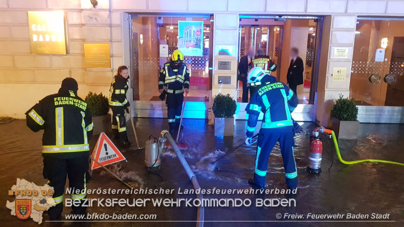 20210816 Gewitterzelle traf zweimal die Stadt Baden   Foto: Freiwillige Feuerwehr Baden-Stadt