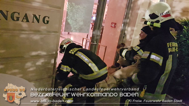 20210816 Gewitterzelle traf zweimal die Stadt Baden   Foto: Freiwillige Feuerwehr Baden-Stadt