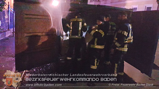 20210816 Gewitterzelle traf zweimal die Stadt Baden   Foto: Freiwillige Feuerwehr Baden-Stadt