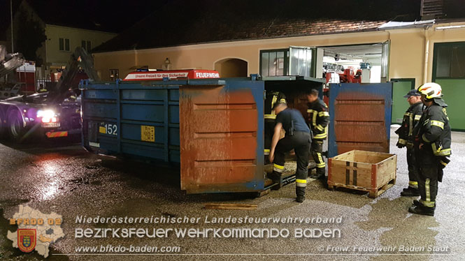 20210816 Gewitterzelle traf zweimal die Stadt Baden   Foto: Freiwillige Feuerwehr Baden-Stadt