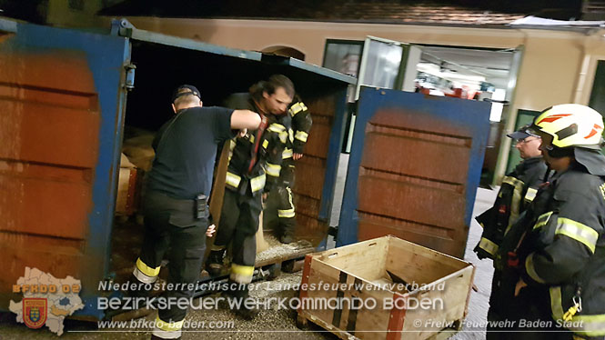 20210816 Gewitterzelle traf zweimal die Stadt Baden   Foto: Freiwillige Feuerwehr Baden-Stadt