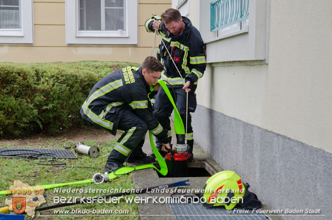 20210816 Gewitterzelle traf zweimal die Stadt Baden   Foto: Freiwillige Feuerwehr Baden-Stadt