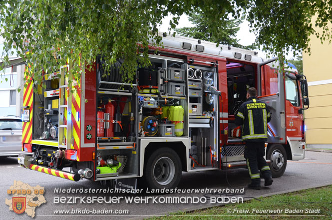 20210816 Gewitterzelle traf zweimal die Stadt Baden   Foto: Freiwillige Feuerwehr Baden-Stadt