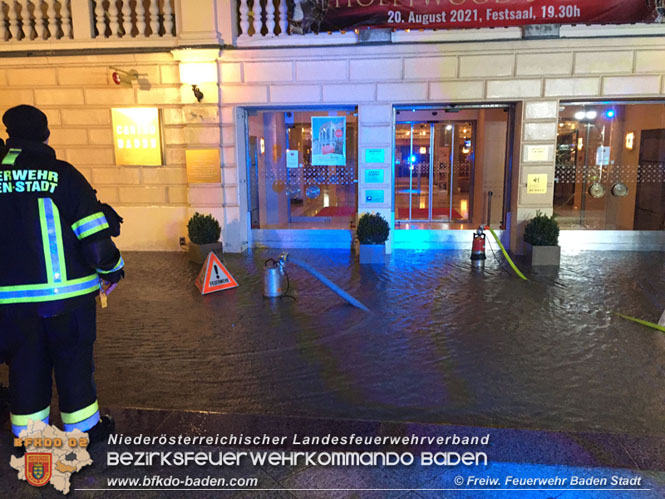 20210816 Gewitterzelle traf zweimal die Stadt Baden Foto: Freiwillige Feuerwehr Baden-Stadt