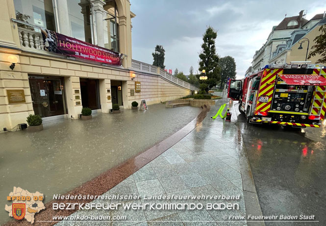 20210816 Gewitterzelle traf zweimal die Stadt Baden   Foto: Freiwillige Feuerwehr Baden-Stadt