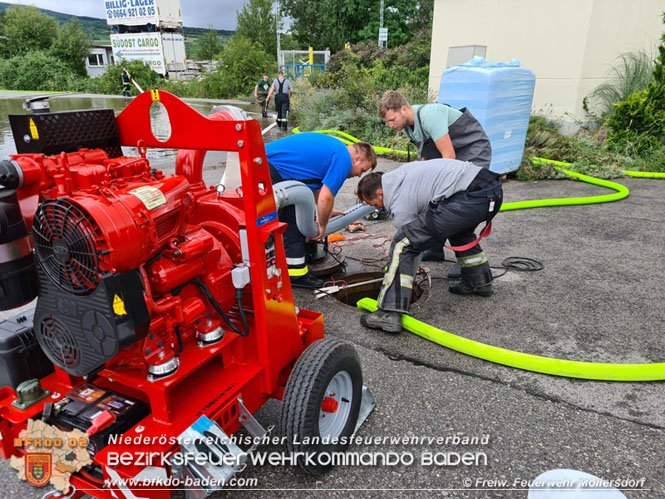 20210817 Auspumparbeiten nach Unwetter in Möllersdorf  Foto: Freiwillige Feuerwehr Möllersdorf