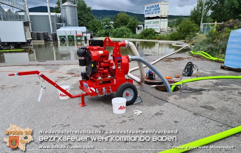 20210817 Auspumparbeiten nach Unwetter in Mllersdorf  Foto: Freiwillige Feuerwehr Mllersdorf