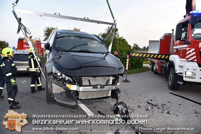 20210914 Verkehrsunfall mit 2 Fahrzeugen im Frhverkehr   Fotos:  Thomas Lenger Monatsrevue