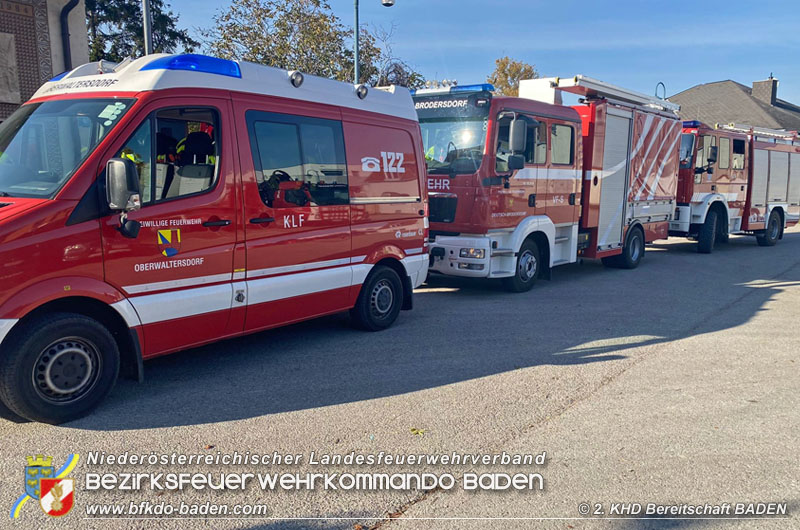 20211027 KHD Einsatz Waldbrand Hirschwang an der Rax Bezirk Neunkirchen  Foto: Josef Szivacz