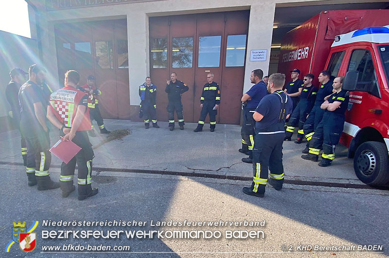 20211027 KHD Einsatz Waldbrand Hirschwang an der Rax Bezirk Neunkirchen  Foto: Josef Szivacz