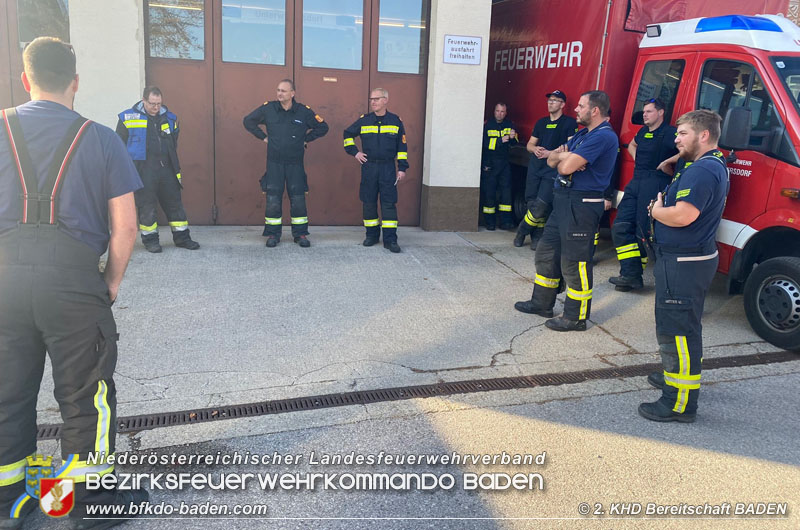 20211027 KHD Einsatz Waldbrand Hirschwang an der Rax Bezirk Neunkirchen  Foto: Josef Szivacz