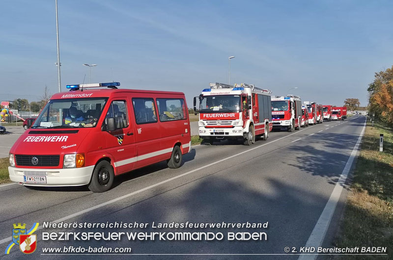 20211027 KHD Einsatz Waldbrand Hirschwang an der Rax Bezirk Neunkirchen  Foto: Josef Szivacz