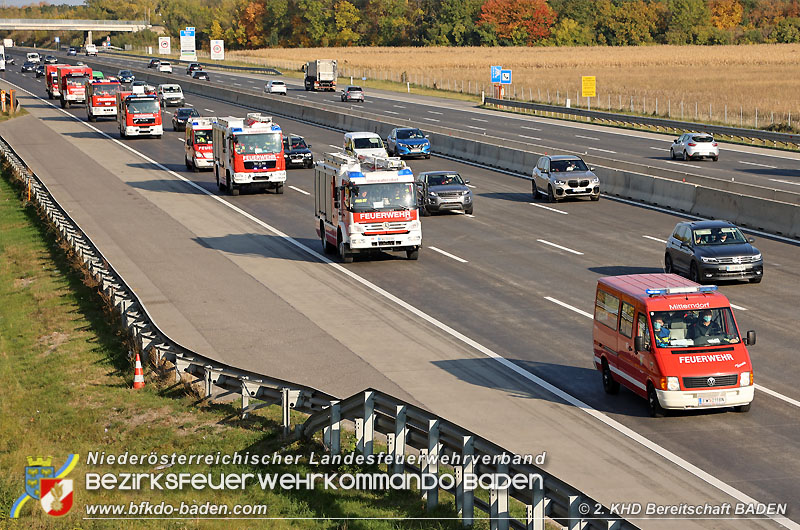 20211027 KHD Einsatz Waldbrand Hirschwang an der Rax Bezirk Neunkirchen  Foto: Stefan Schneider