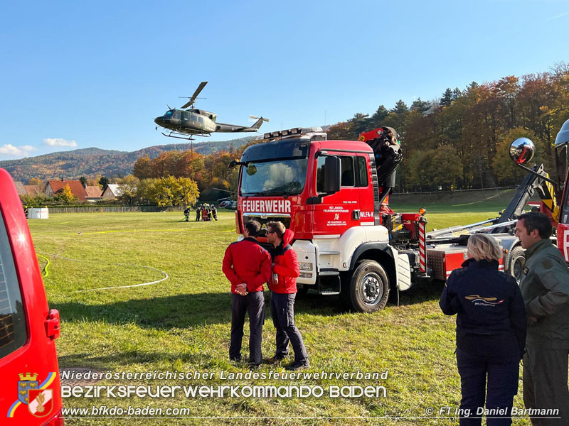 20211027 KHD Einsatz Waldbrand Hirschwang an der Rax Bezirk Neunkirchen  Foto: Ing. Daniel Bartmann