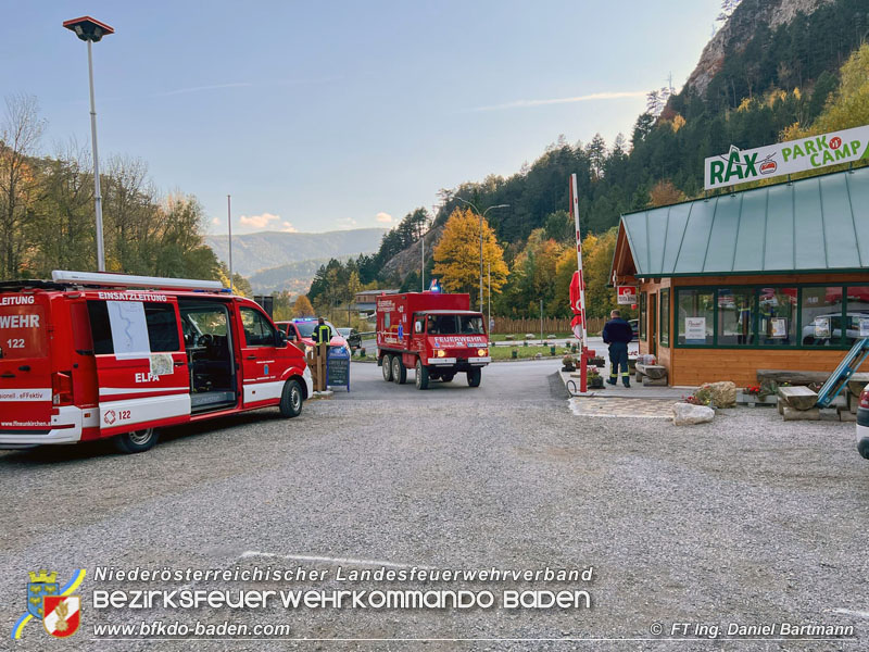 20211027 KHD Einsatz Waldbrand Hirschwang an der Rax Bezirk Neunkirchen  Foto: Ing. Daniel Bartmann