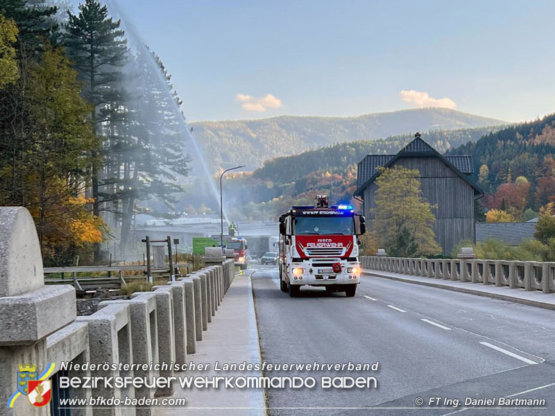 20211027 KHD Einsatz Waldbrand Hirschwang an der Rax Bezirk Neunkirchen  Foto: Ing. Daniel Bartmann