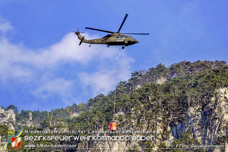 20211027 KHD Einsatz Waldbrand Hirschwang an der Rax Bezirk Neunkirchen  Foto: Ing. Daniel Bartmann