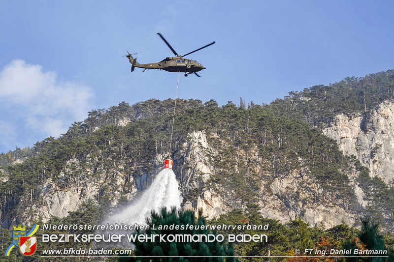 20211027 KHD Einsatz Waldbrand Hirschwang an der Rax Bezirk Neunkirchen  Foto: Ing. Daniel Bartmann