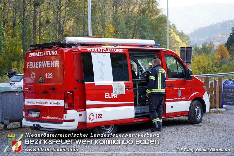 20211027 KHD Einsatz Waldbrand Hirschwang an der Rax Bezirk Neunkirchen  Foto: Ing. Daniel Bartmann