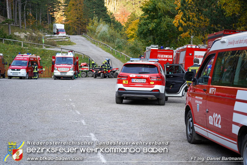 20211027 KHD Einsatz Waldbrand Hirschwang an der Rax Bezirk Neunkirchen  Foto: Ing. Daniel Bartmann