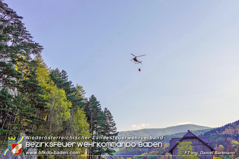 20211027 KHD Einsatz Waldbrand Hirschwang an der Rax Bezirk Neunkirchen  Foto: Ing. Daniel Bartmann