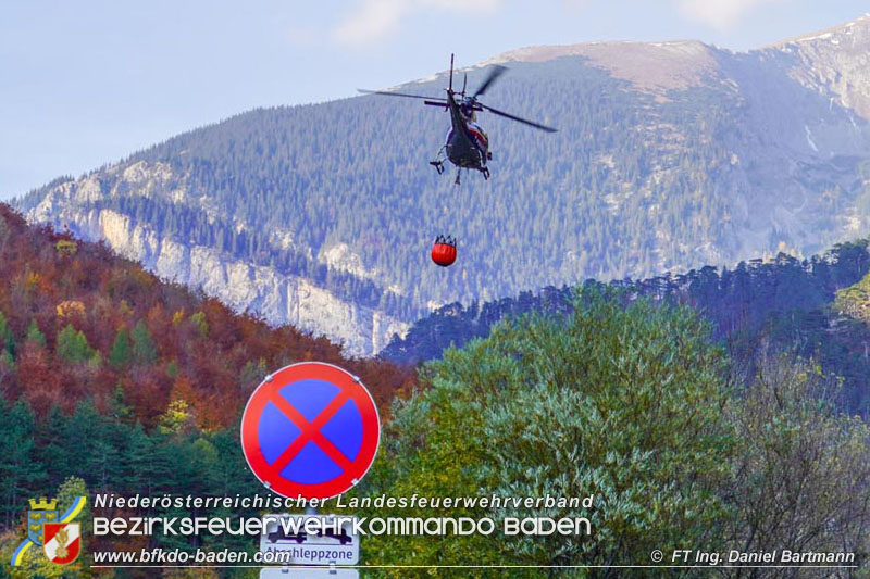 20211027 KHD Einsatz Waldbrand Hirschwang an der Rax Bezirk Neunkirchen  Foto: Ing. Daniel Bartmann