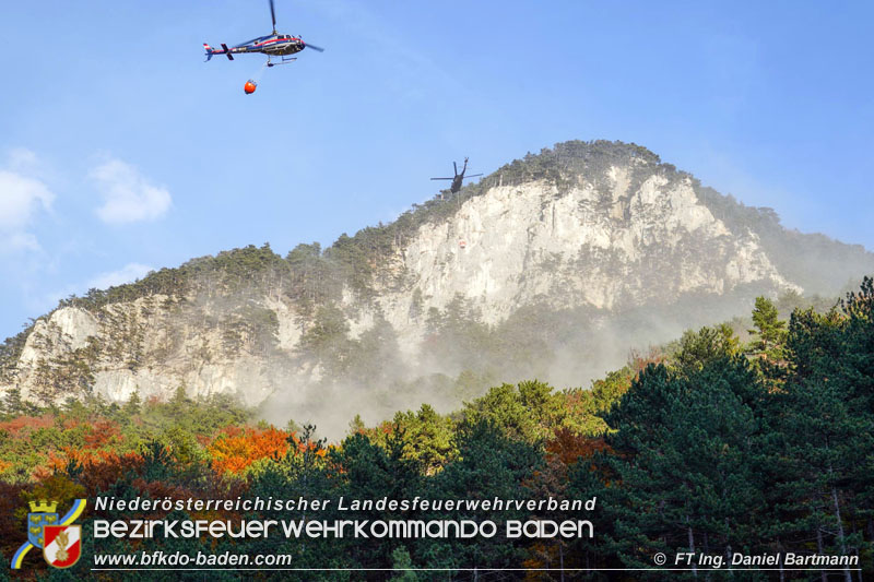 20211027 KHD Einsatz Waldbrand Hirschwang an der Rax Bezirk Neunkirchen  Foto: Ing. Daniel Bartmann