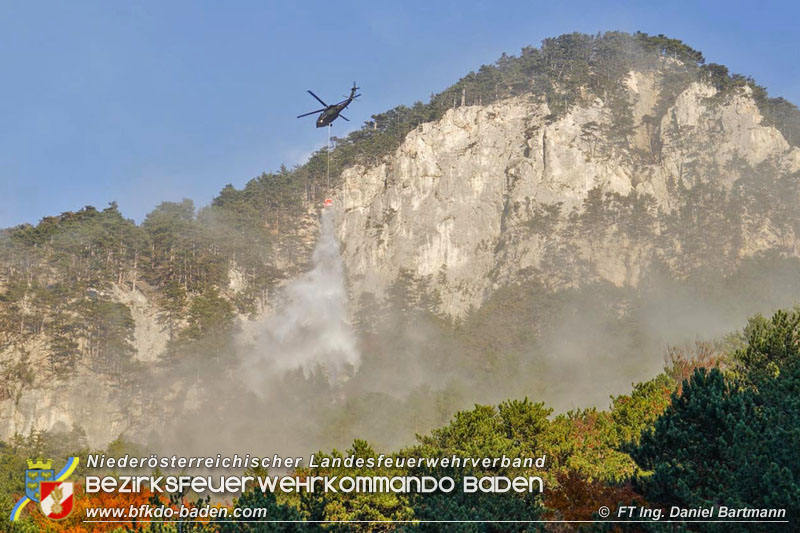 20211027 KHD Einsatz Waldbrand Hirschwang an der Rax Bezirk Neunkirchen  Foto: Ing. Daniel Bartmann