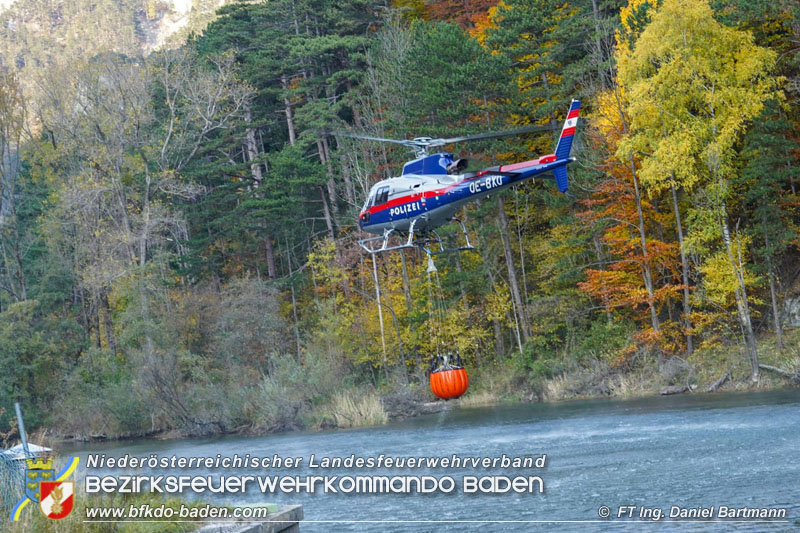 20211027 KHD Einsatz Waldbrand Hirschwang an der Rax Bezirk Neunkirchen  Foto: Ing. Daniel Bartmann