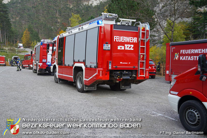 20211027 KHD Einsatz Waldbrand Hirschwang an der Rax Bezirk Neunkirchen  Foto: Ing. Daniel Bartmann