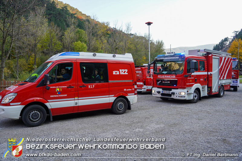 20211027 KHD Einsatz Waldbrand Hirschwang an der Rax Bezirk Neunkirchen  Foto: Ing. Daniel Bartmann