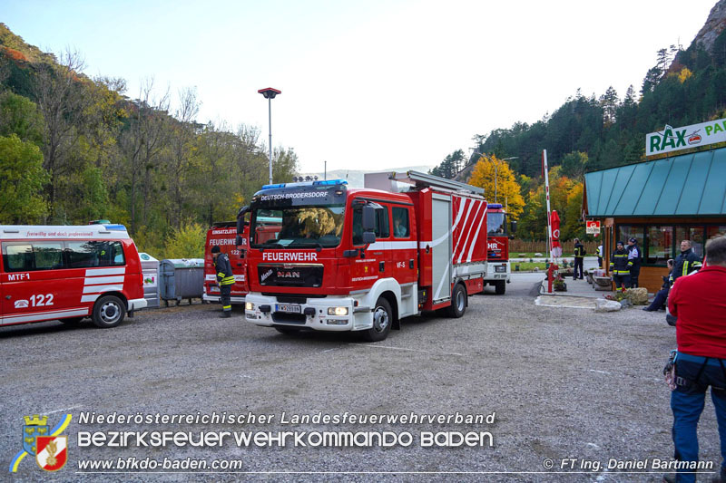 20211027 KHD Einsatz Waldbrand Hirschwang an der Rax Bezirk Neunkirchen  Foto: Ing. Daniel Bartmann