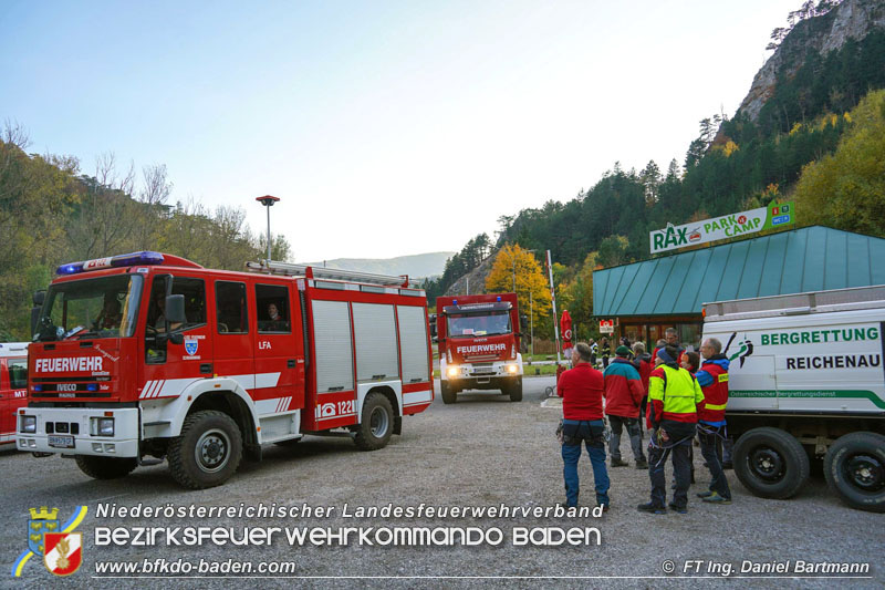 20211027 KHD Einsatz Waldbrand Hirschwang an der Rax Bezirk Neunkirchen  Foto: Ing. Daniel Bartmann