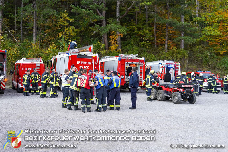 20211027 KHD Einsatz Waldbrand Hirschwang an der Rax Bezirk Neunkirchen  Foto: Ing. Daniel Bartmann