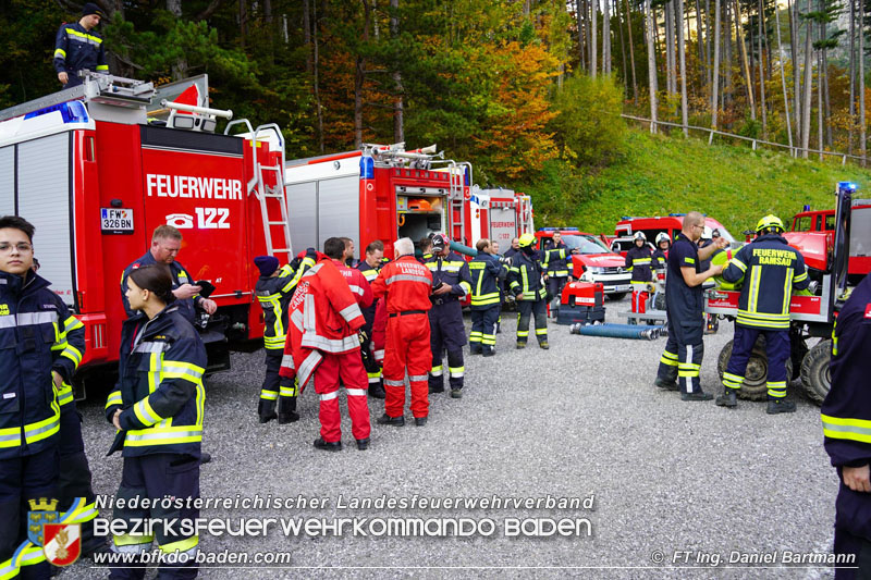 20211027 KHD Einsatz Waldbrand Hirschwang an der Rax Bezirk Neunkirchen  Foto: Ing. Daniel Bartmann