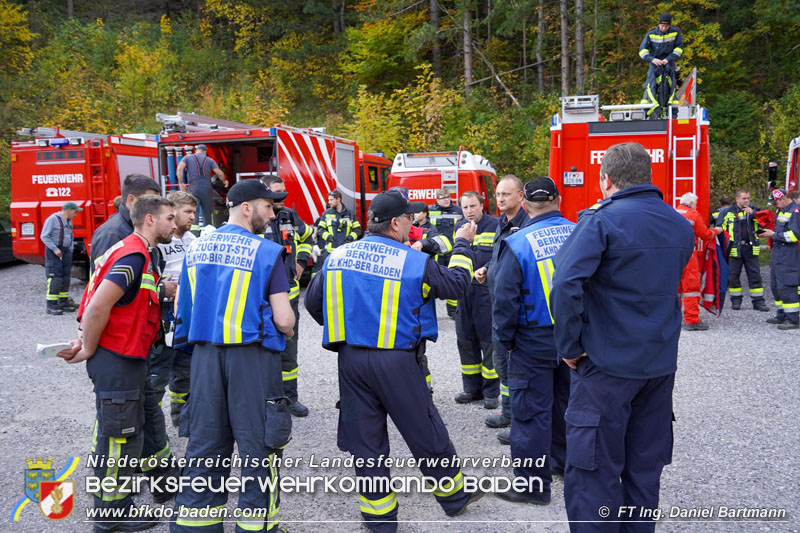 20211027 KHD Einsatz Waldbrand Hirschwang an der Rax Bezirk Neunkirchen  Foto: Ing. Daniel Bartmann