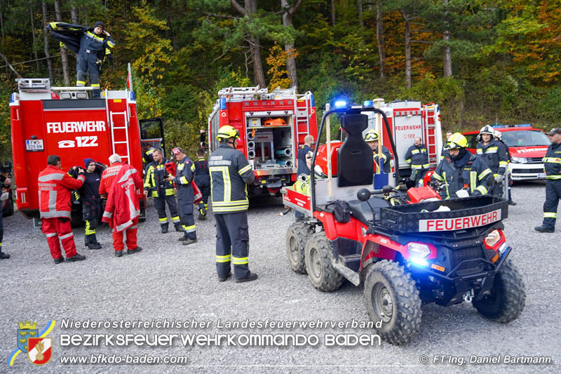 20211027 KHD Einsatz Waldbrand Hirschwang an der Rax Bezirk Neunkirchen  Foto: Ing. Daniel Bartmann