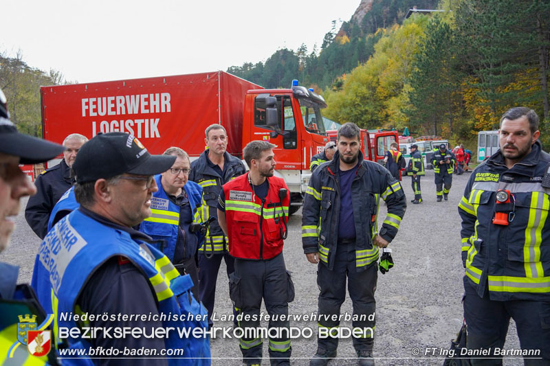 20211027 KHD Einsatz Waldbrand Hirschwang an der Rax Bezirk Neunkirchen  Foto: Ing. Daniel Bartmann